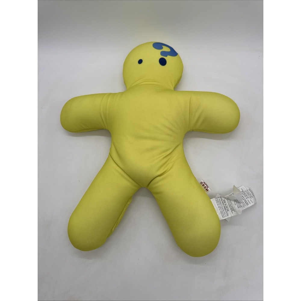 MOGU People Curiosity Microbead Squishy Doll Soft Bright Yellow 24"